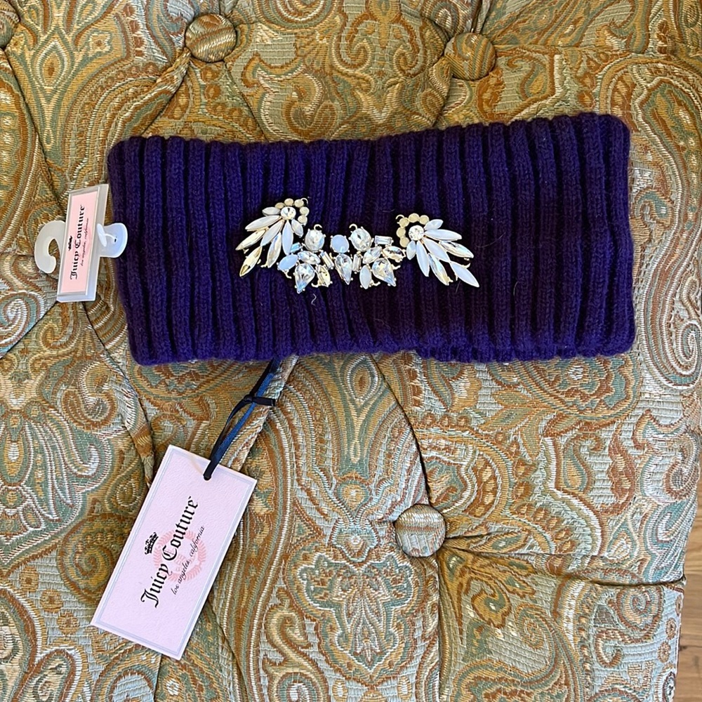 Juicy couture head/ear band with jewels